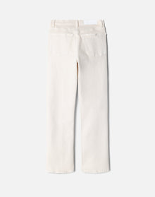 Womens | 70s Comfort Stretch Crop Boot | White