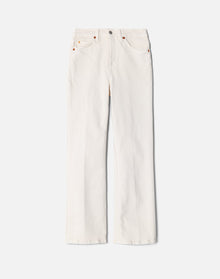 Womens | 70s Comfort Stretch Crop Boot | White