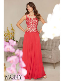 Evening Gown Red/Nude | Rednude