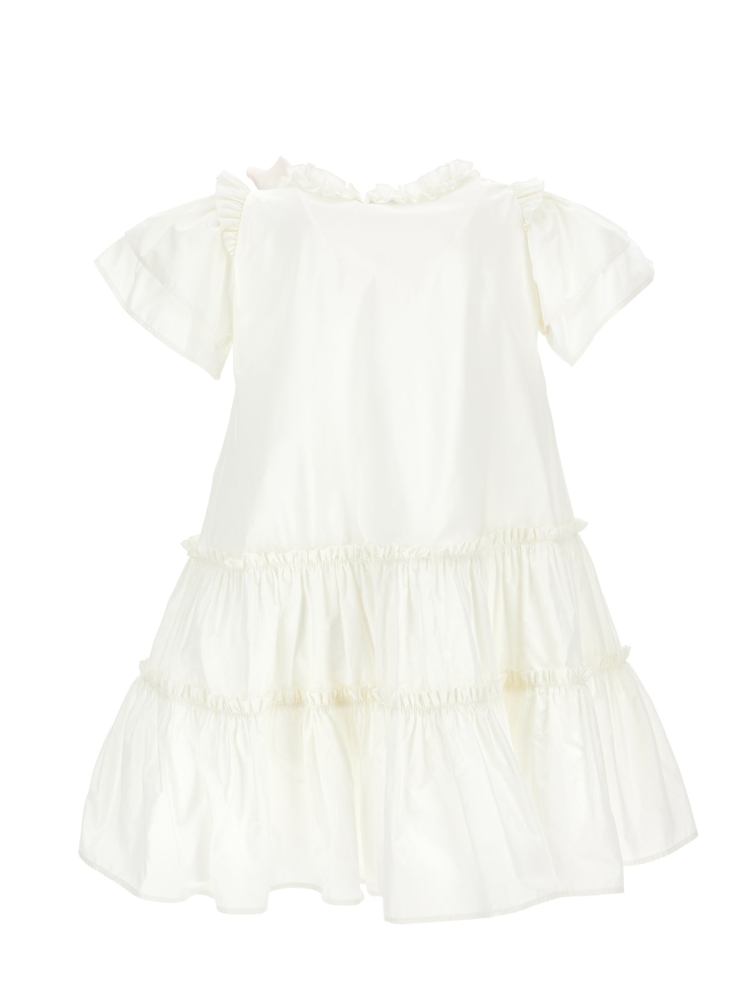 Girls | Lightweight Taffeta Dress | Cream