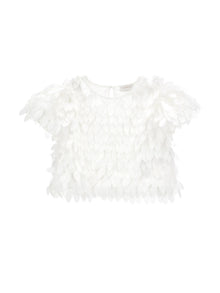 Girls | Satin Top | Cream