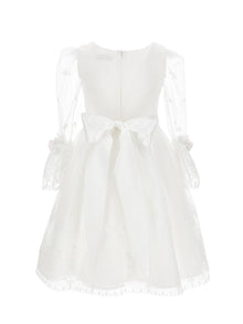 Girls | Embroidered Lulu Dress | Cream