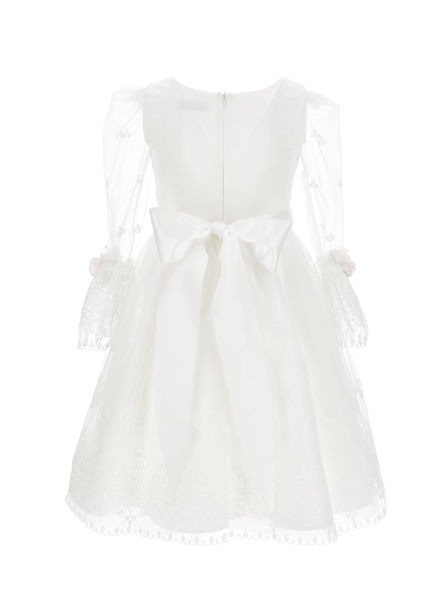 Girls | Embroidered Lulu Dress | Cream