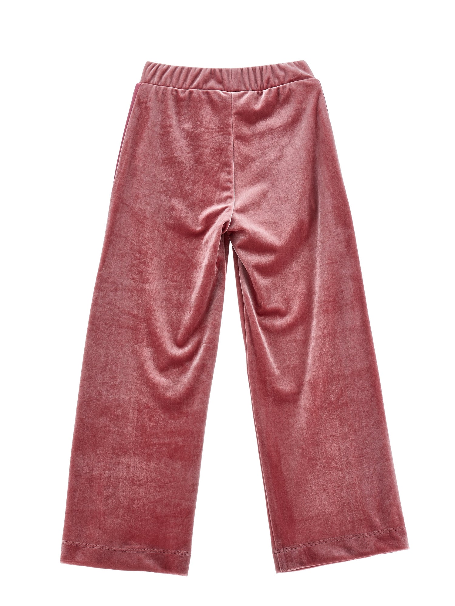 Girls | Chenille Palazzo Trousers | Blush Rose