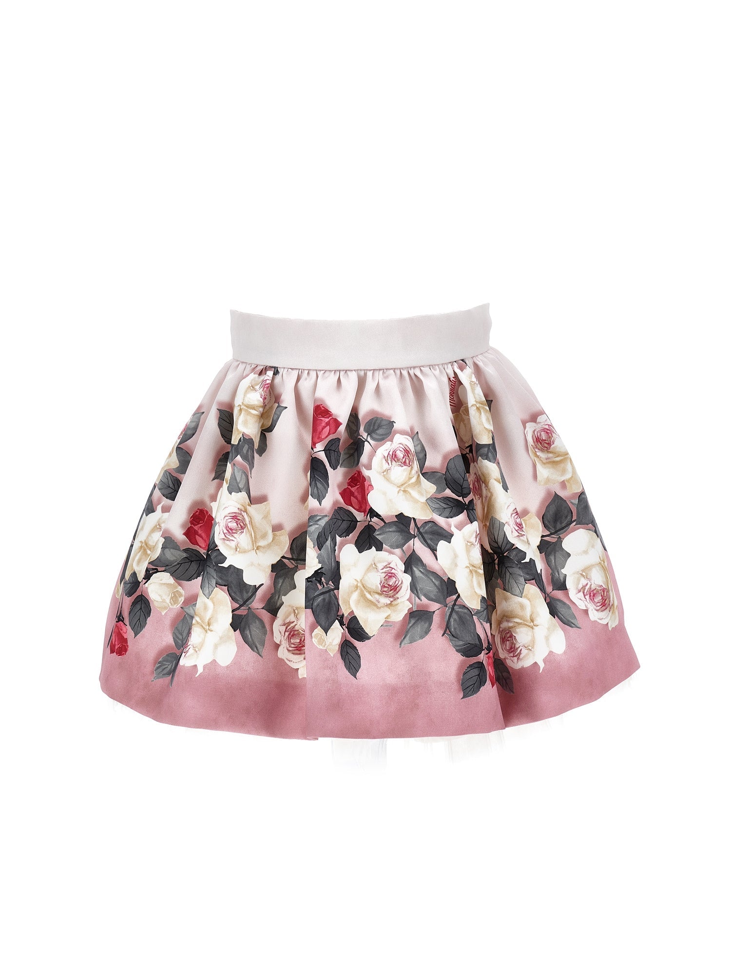 Girls | Rose Mikado Skirt | Blush Rose