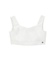 Girls | Mikado Top Under Jacket | Cream