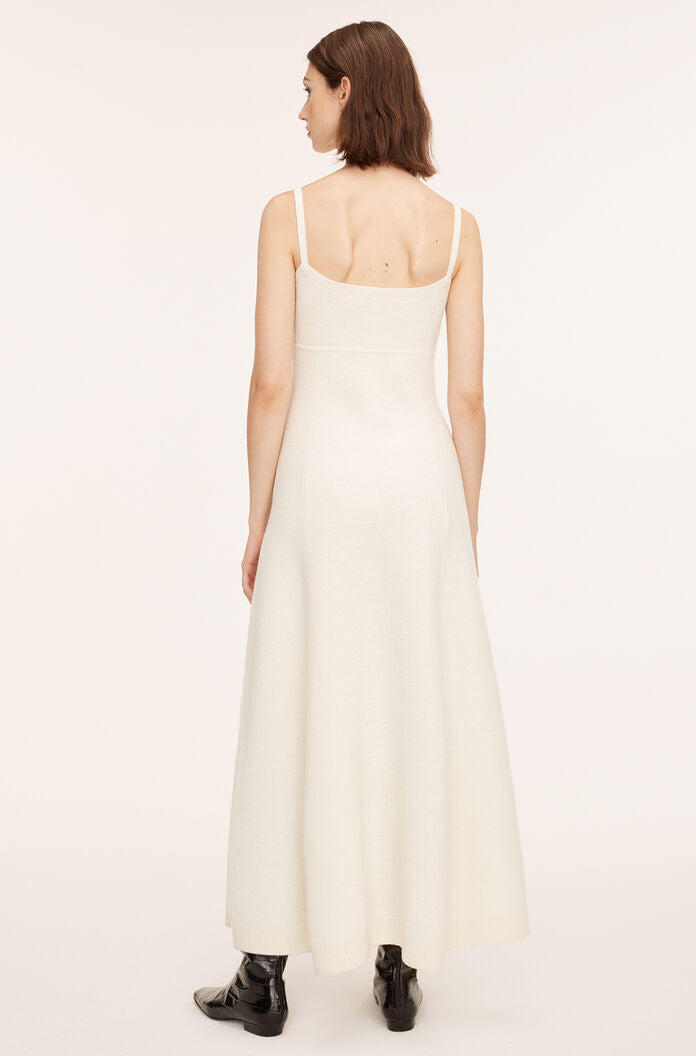 Felted Wool Sweater Dress | Ivory