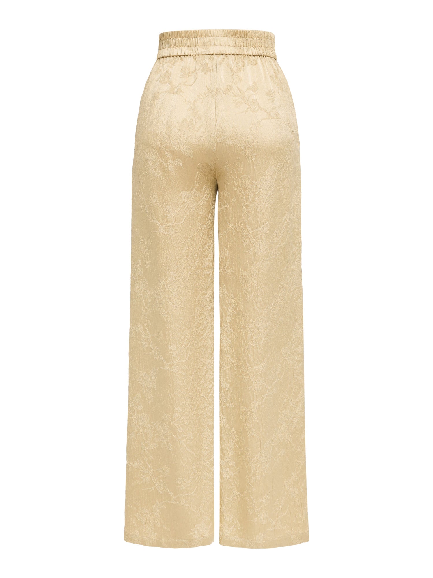 Mulberry Silk Wide-Leg Pants | Khaki