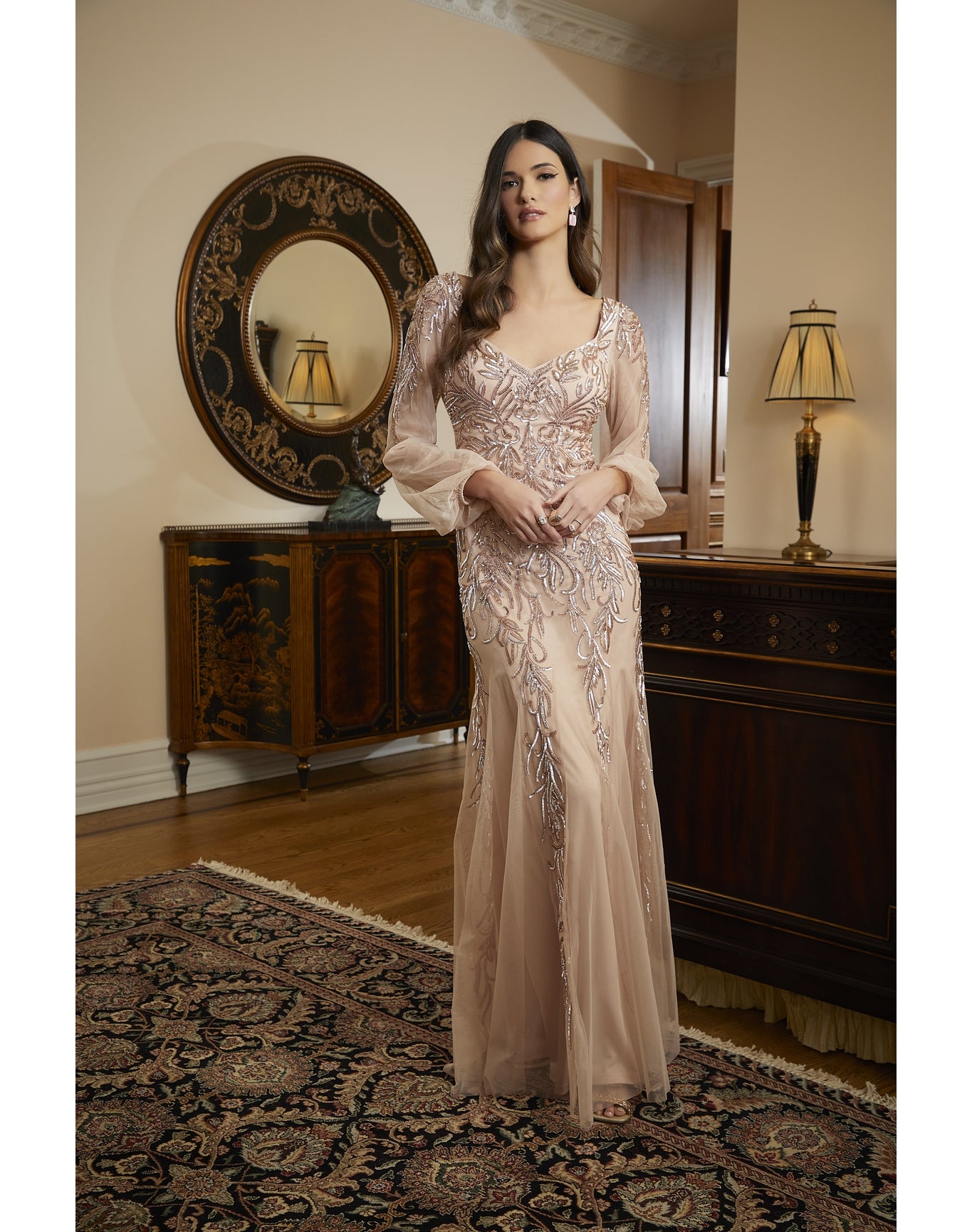 Evening Gown | Rose Gold