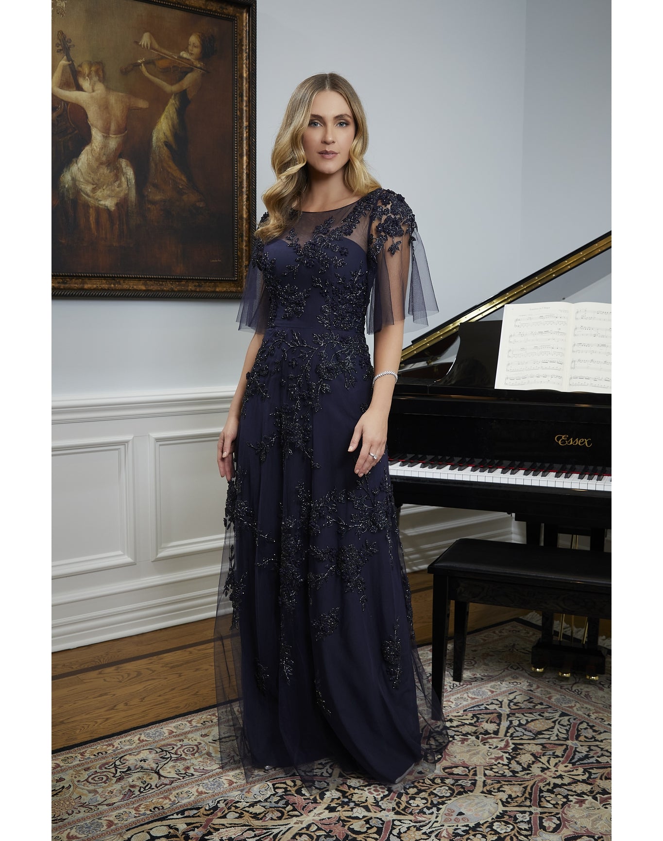 Evening Gown | Navy