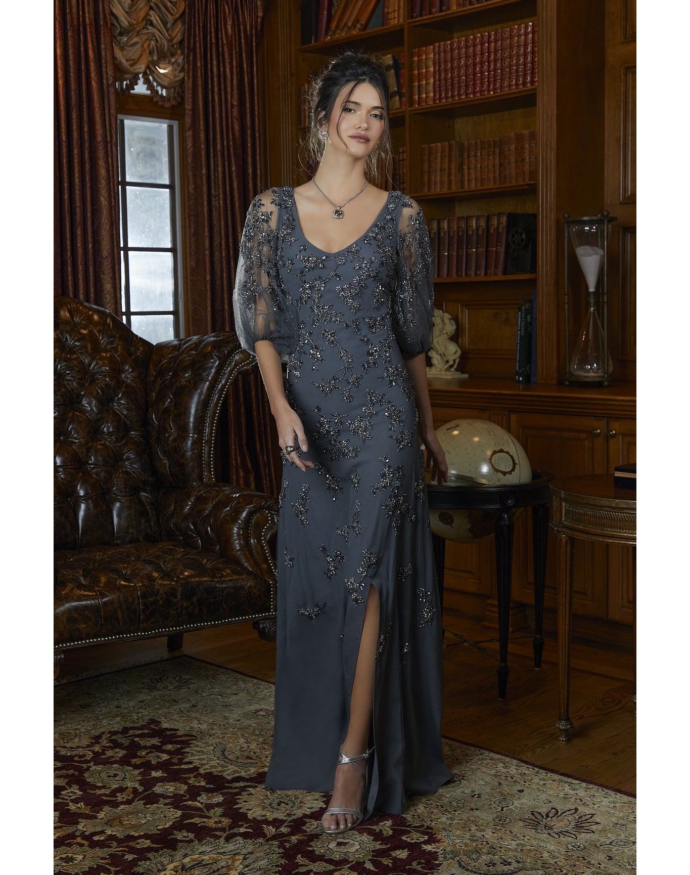 Evening Gown | Pewter