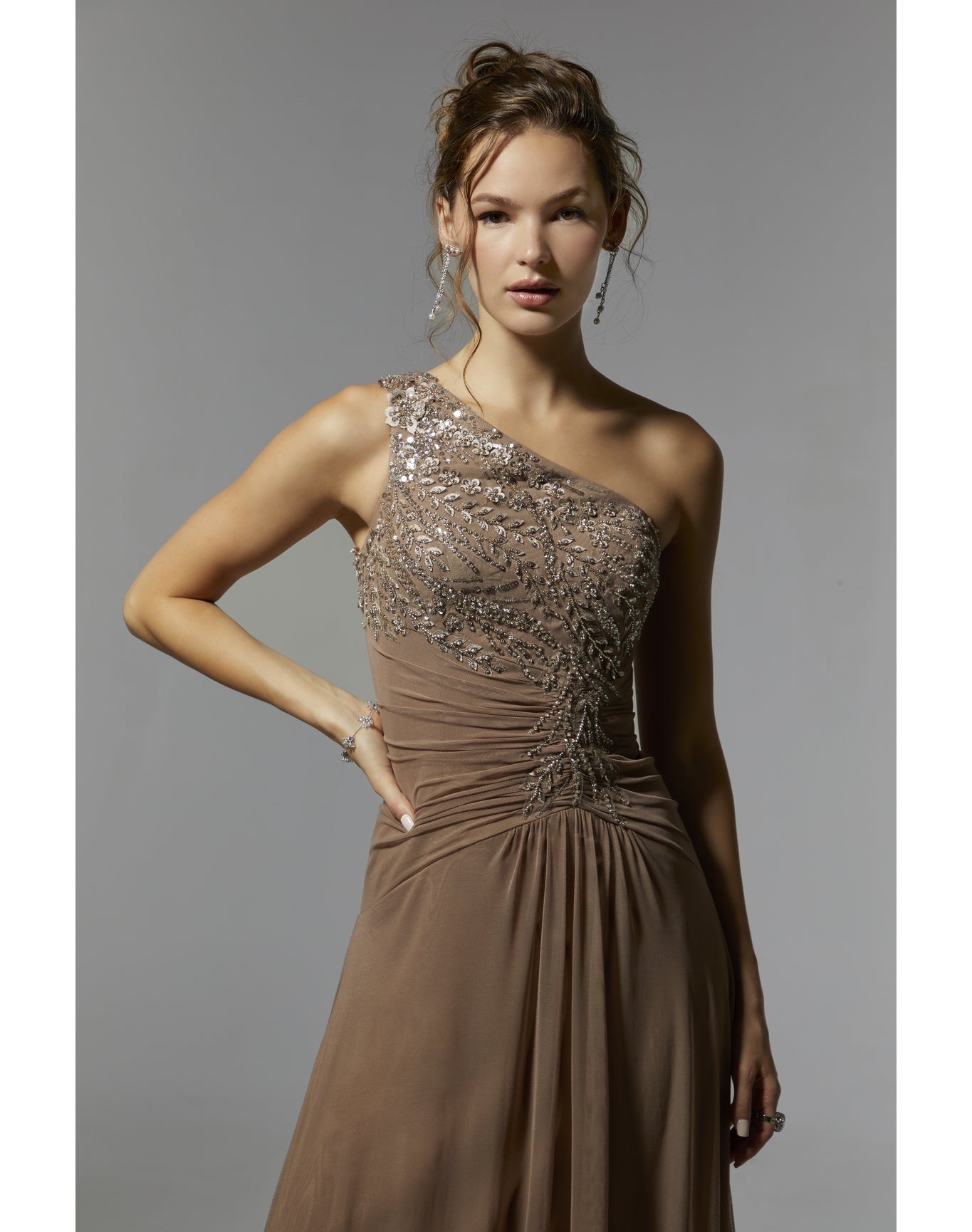 Evening Gown | Taupe