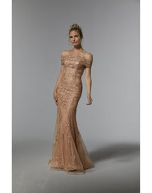 Evening Gown | Apricot