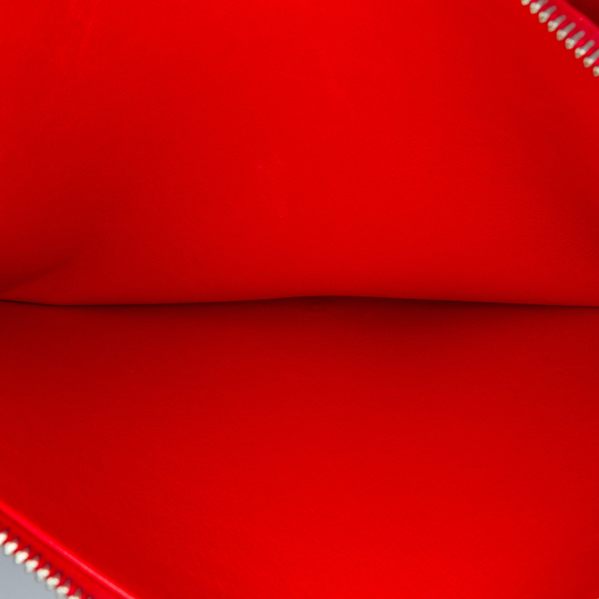 Celine | Pre-Owned Leather Frame Wallet on Chain | Red