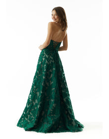 Evening Gown Emerald/Nude | Emeraldnude