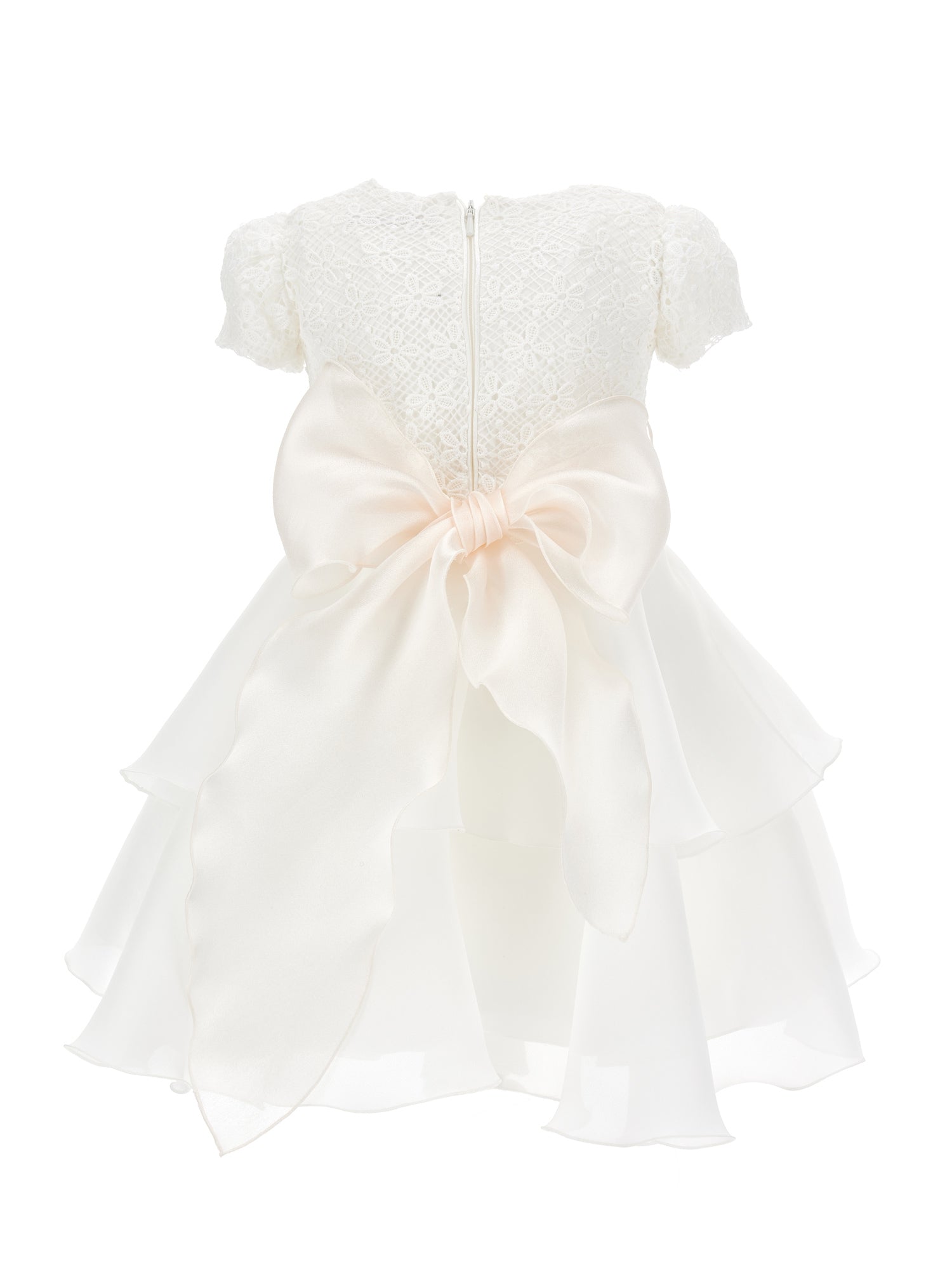 Girls | Daisies Macramé Dress | Cream