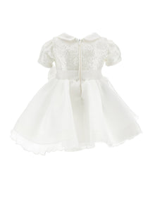 Girls | Organza And Sequin Dress | Cream