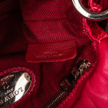 Loewe | Pre-Owned Small Leather Flamenco Crossbody Bag | Pink/Hot Pink