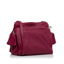 Loewe | Pre-Owned Small Leather Flamenco Crossbody Bag | Pink/Hot Pink