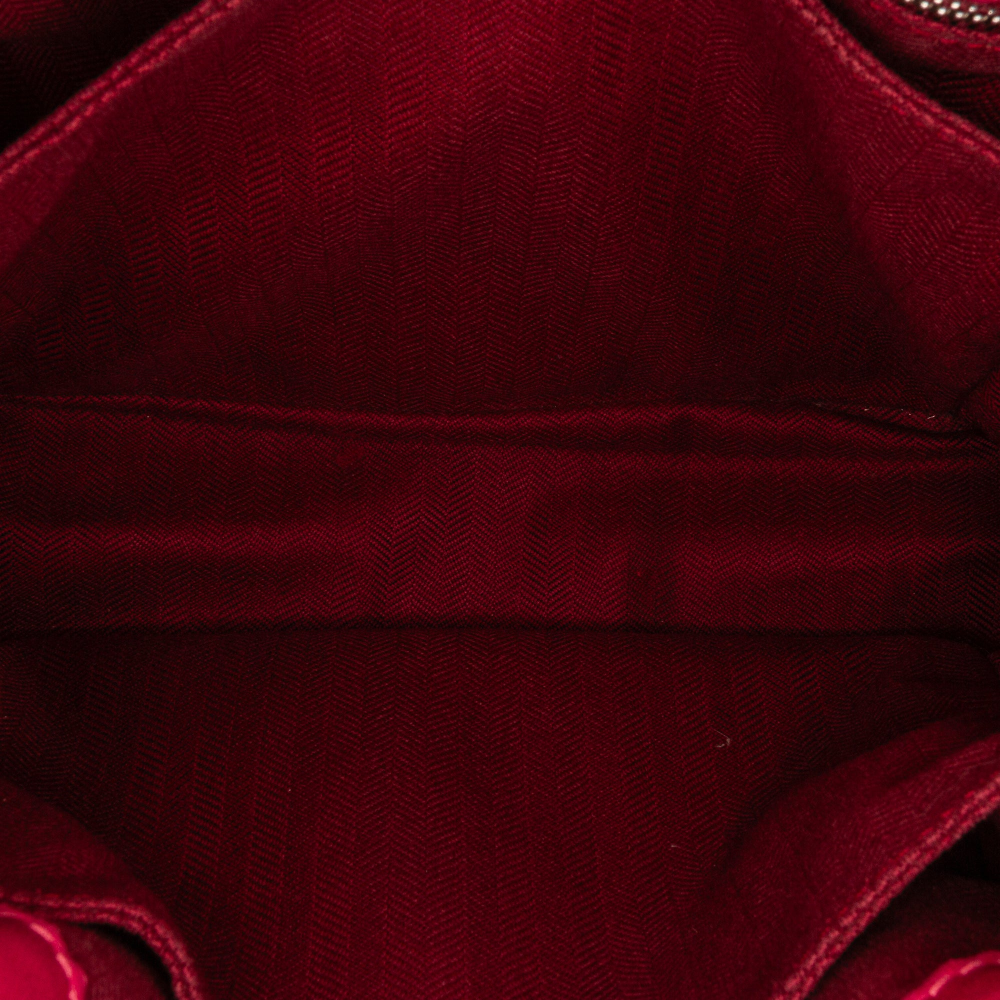 Loewe | Pre-Owned Small Leather Flamenco Crossbody Bag | Pink/Hot Pink