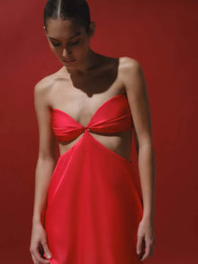 Riri Maxi Dress | Off Red