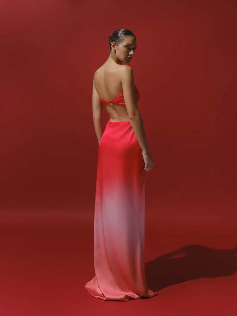 Riri Maxi Dress | Off Red