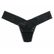 Daily Lace Low Rise Thong | Black