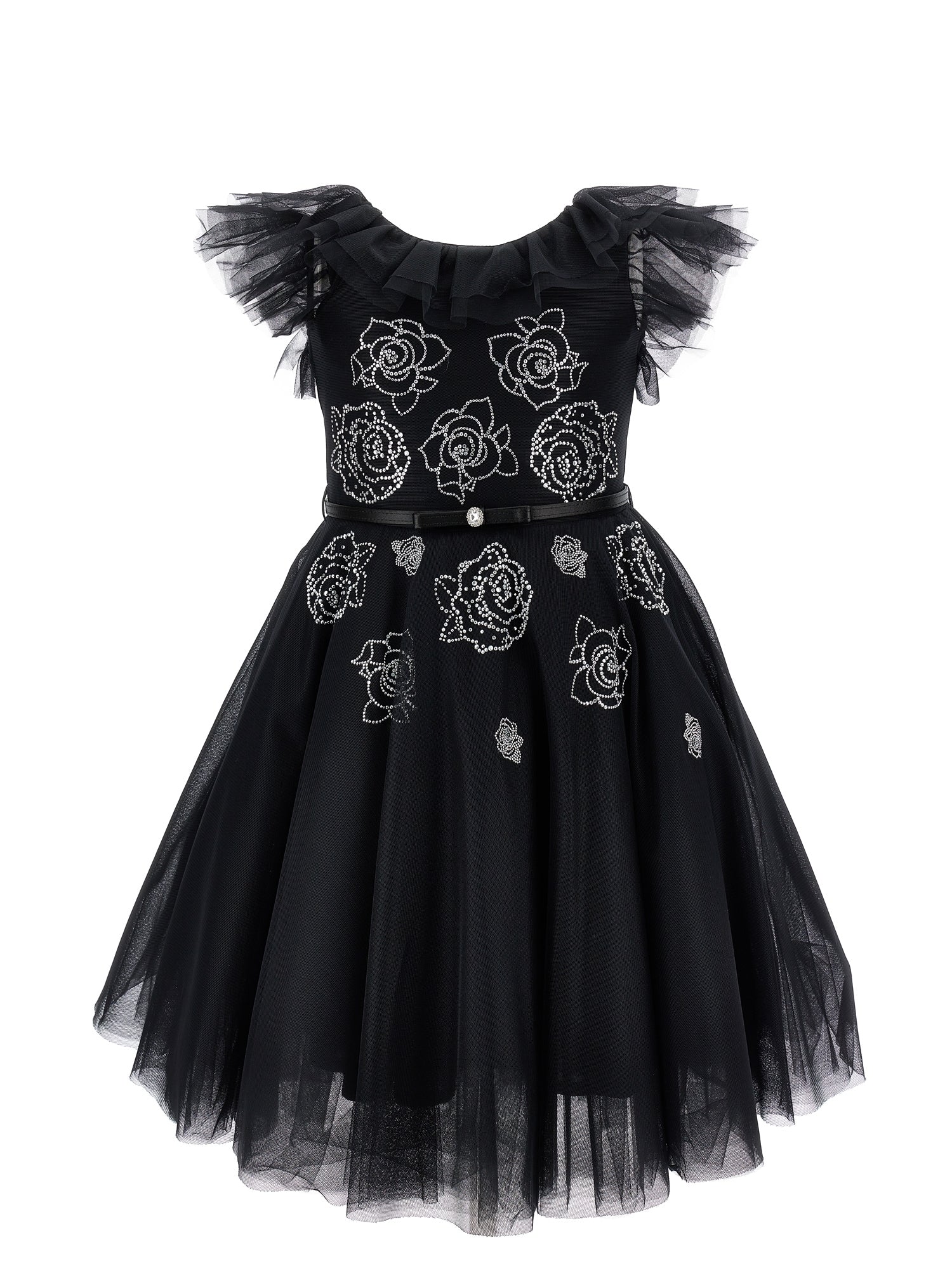 Girls | Blossom Tulle Dress | Black