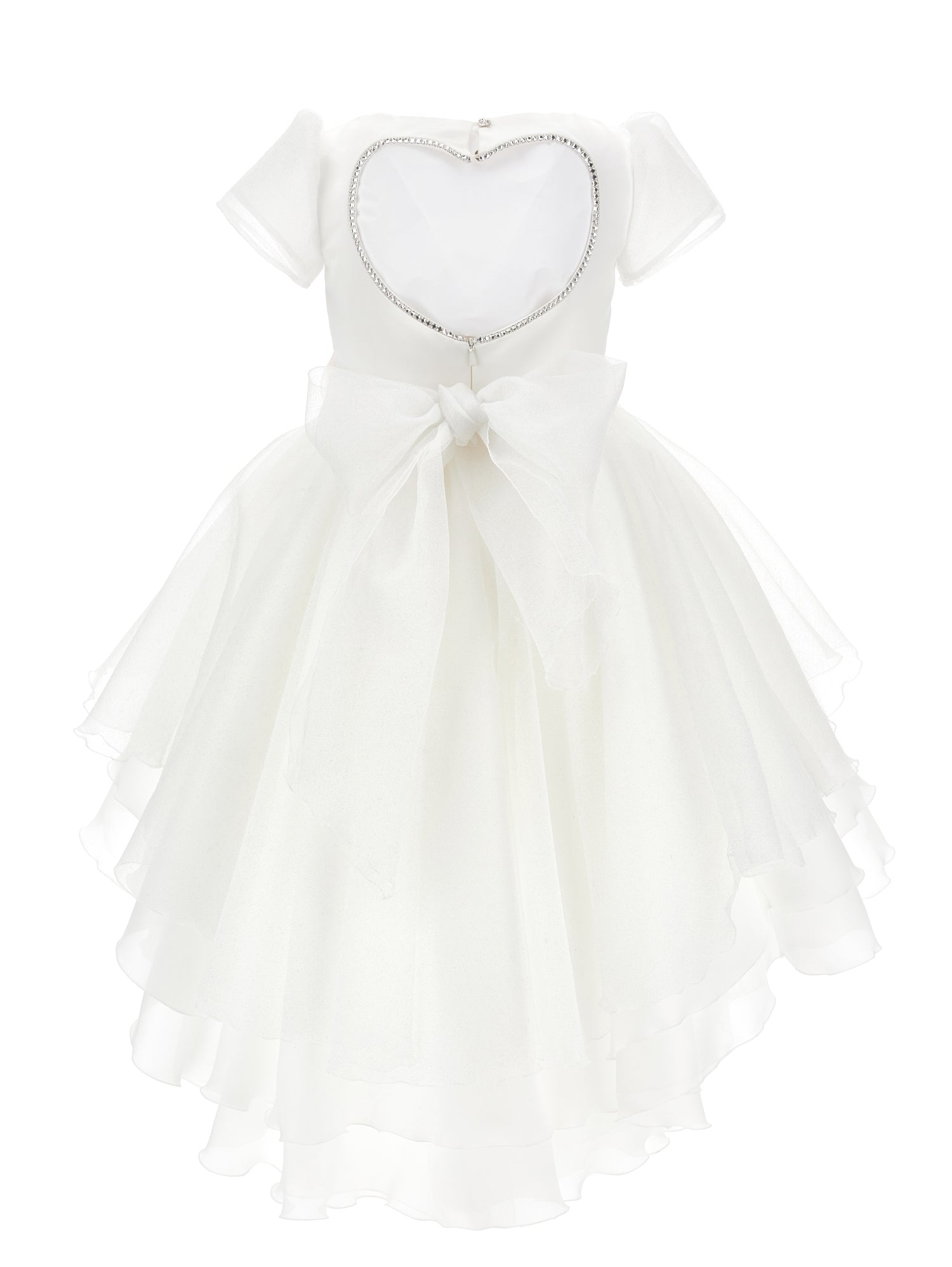 Girls | Lavinia Satin Dress | Cream