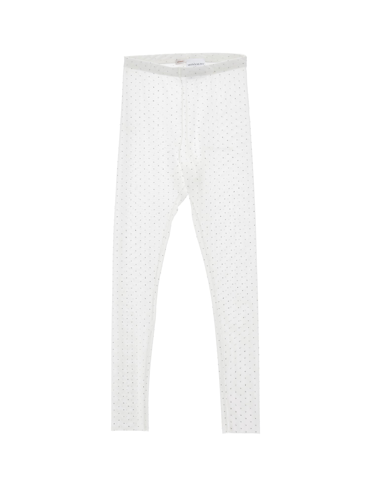 Girls | Glitter Tulle Leggings | Cream