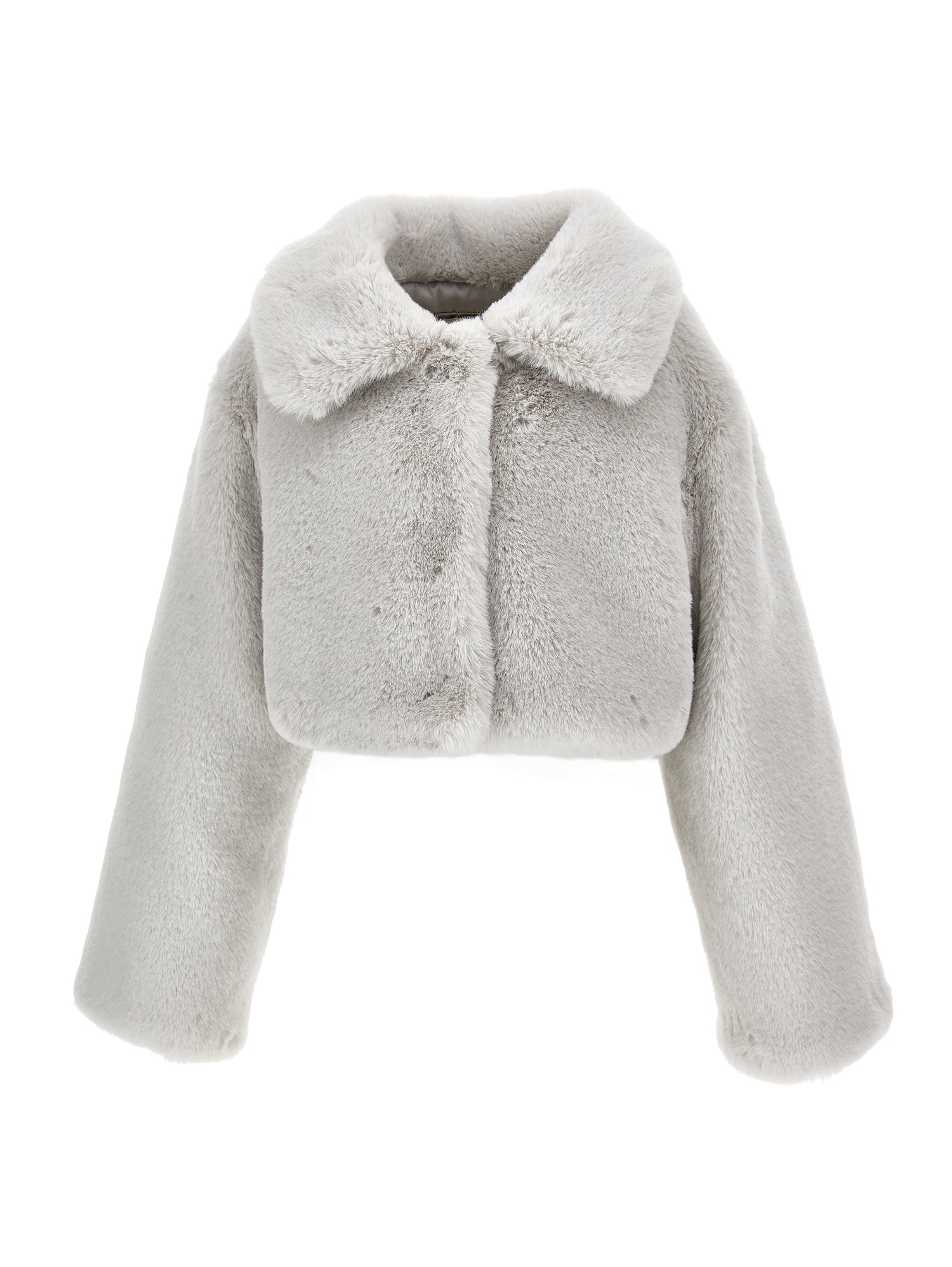 Girls | Plush Jacket | Pearl Grey