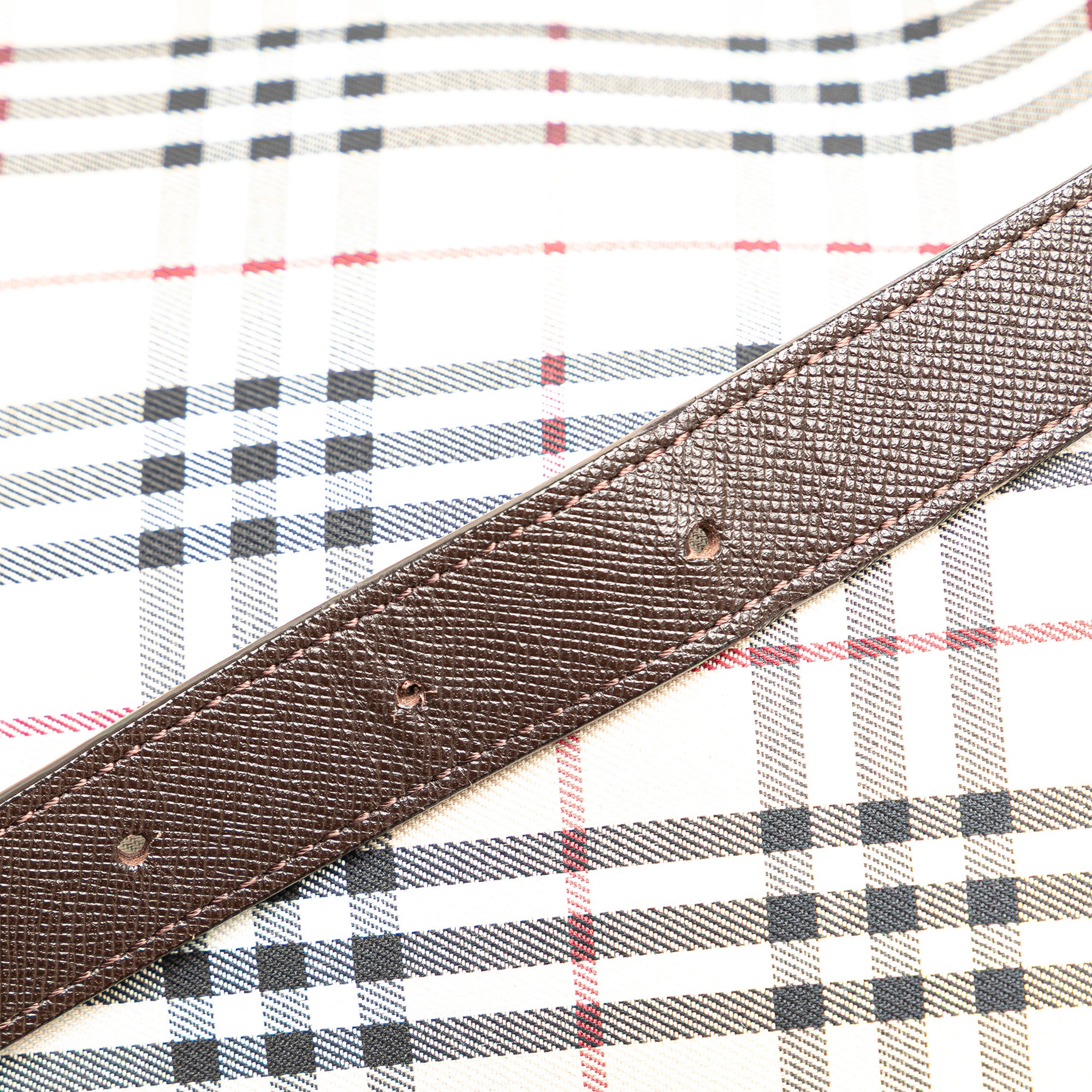 Burberry | Pre-Owned House Check Canvas Crossbody | Brown/Beige