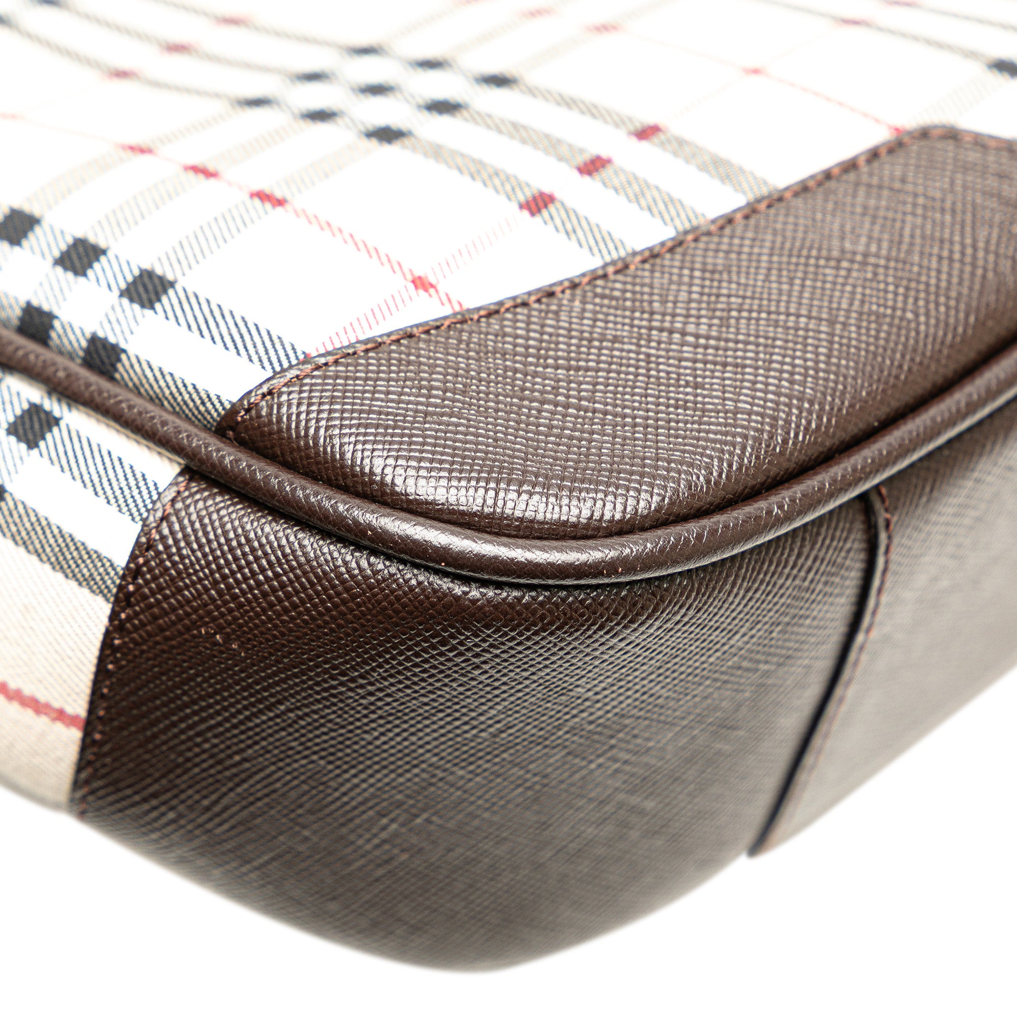 Burberry | Pre-Owned House Check Canvas Crossbody | Brown/Beige