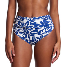 Swim High Rise Cheeky Bottom | Poolside (Blue)