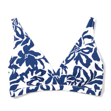 Swim Wrap Bikini Top | Poolside (Blue)