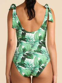 Swim Scoop One Piece | Stay Palm (Green)