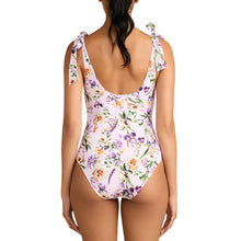 Swim Scoop One Piece | Fawning Flora (Purple)