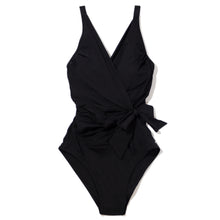 Swim Wrap One Piece | Black