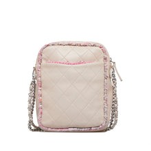 Chanel | Pre-Owned Elegant Tweed Crossbody | Pink/Light Pink