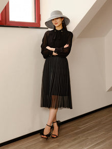 Pleated Skirt | Black