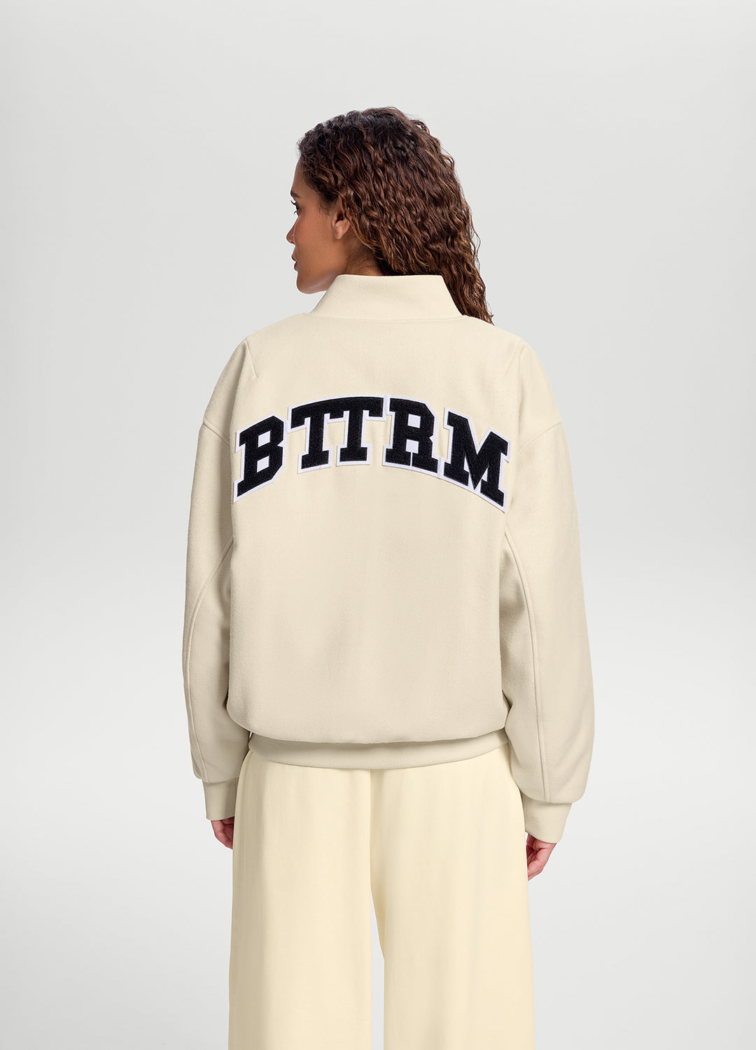Better League Varsity Jacket | Creamy White
