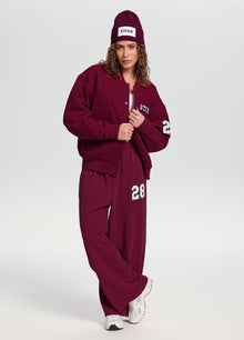 Better League Varsity Jacket | Burgundy