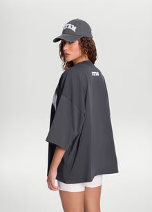 Better League Oversized Tee | Charcoal