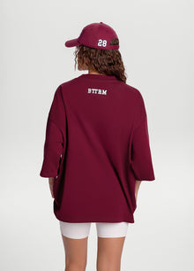 Better League Oversized Tee | Burgundy