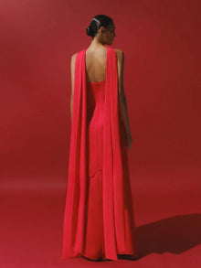 El Maxi Dress | Fire Red