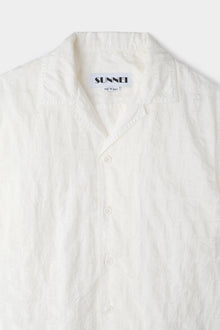 Allover Short Sleeves Shirt | Men | Cream