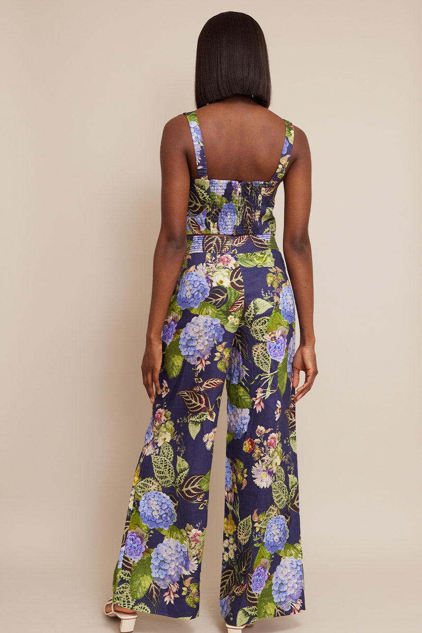 Josephine Pant | Avery Floral Evening Blue