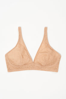 Eden Soft Cup Plunge Bra | Powder