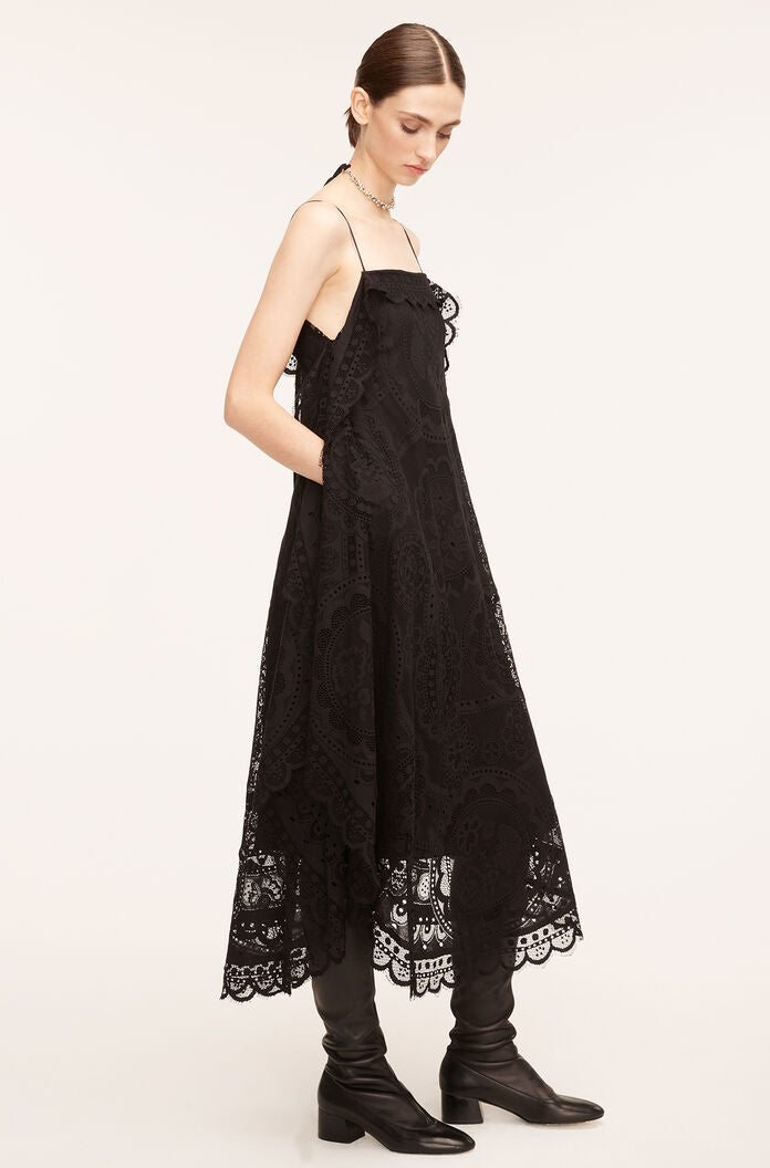 Doily Lace Dress | Black