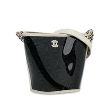 Chanel | Pre-Owned Crumpled Calfskin PVC Camellia Bucket - II | Black